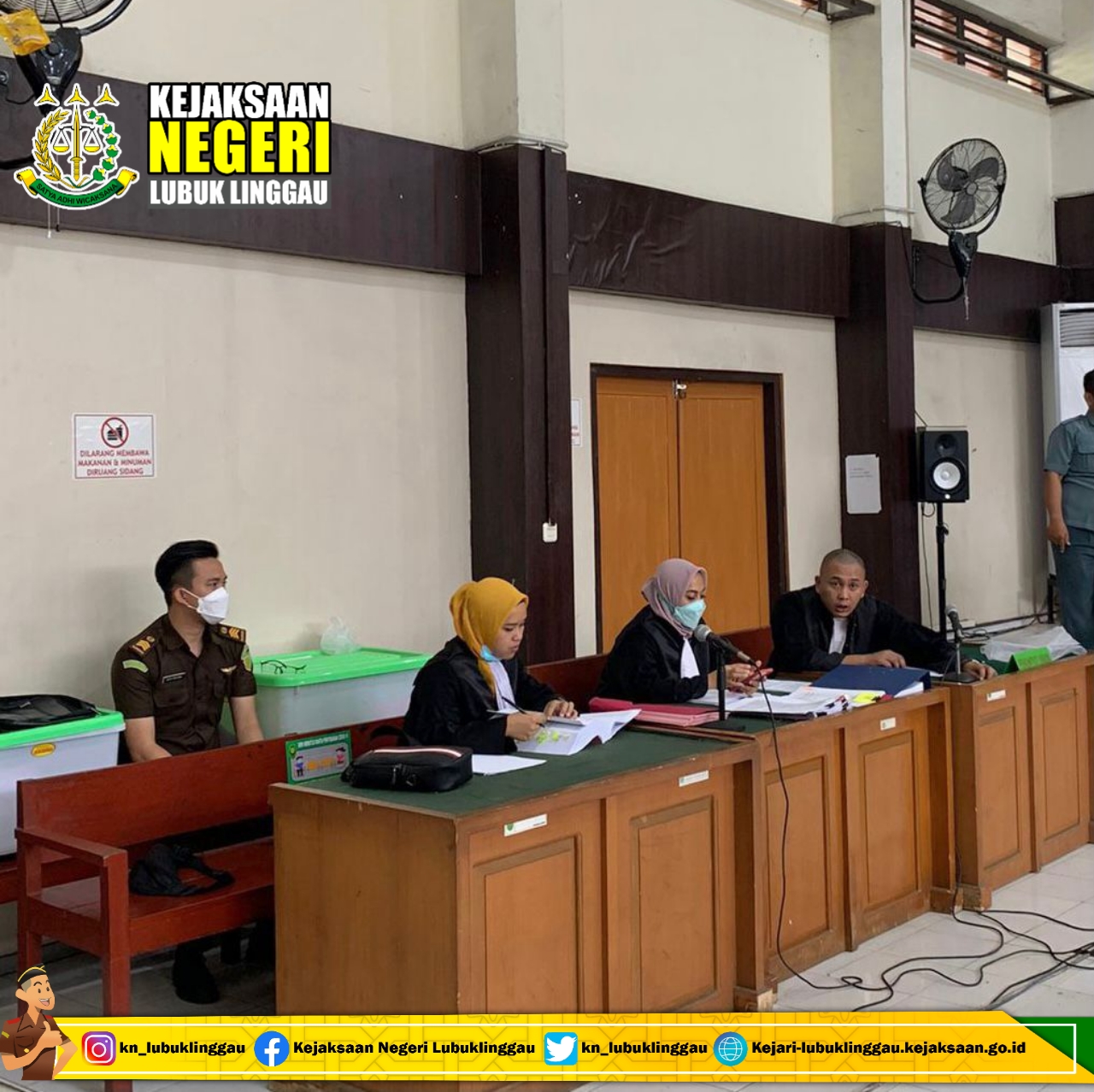 SIDANG TINDAK PIDANA KORUPSI DANA HIBAH BAWASLU KABUPATEN MUSI RAWAS UTARA